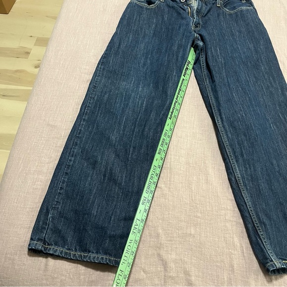 Vintage Levis SilverTab Jeans Dark Wash 36x32 Baggy Fit Y2K 90s Streetwear Skate - Picture 2 of 9